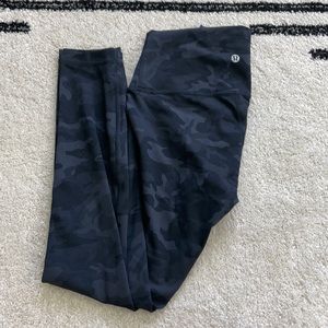 Lululemon wonder train 7/8 tight sequoia camo